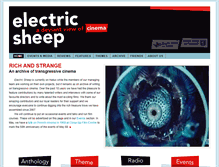 Tablet Screenshot of electricsheepmagazine.co.uk